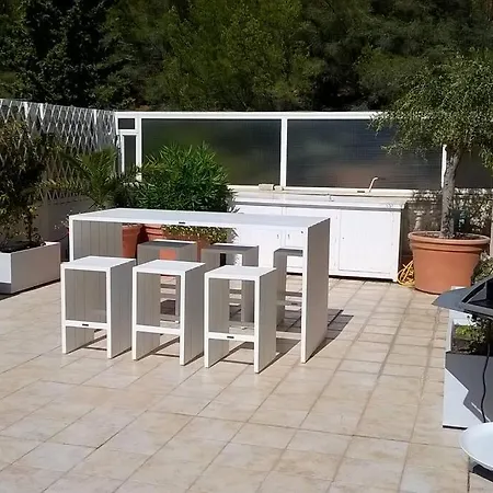 Апартаменты Le Panoramique, Piscine/wifi/calme